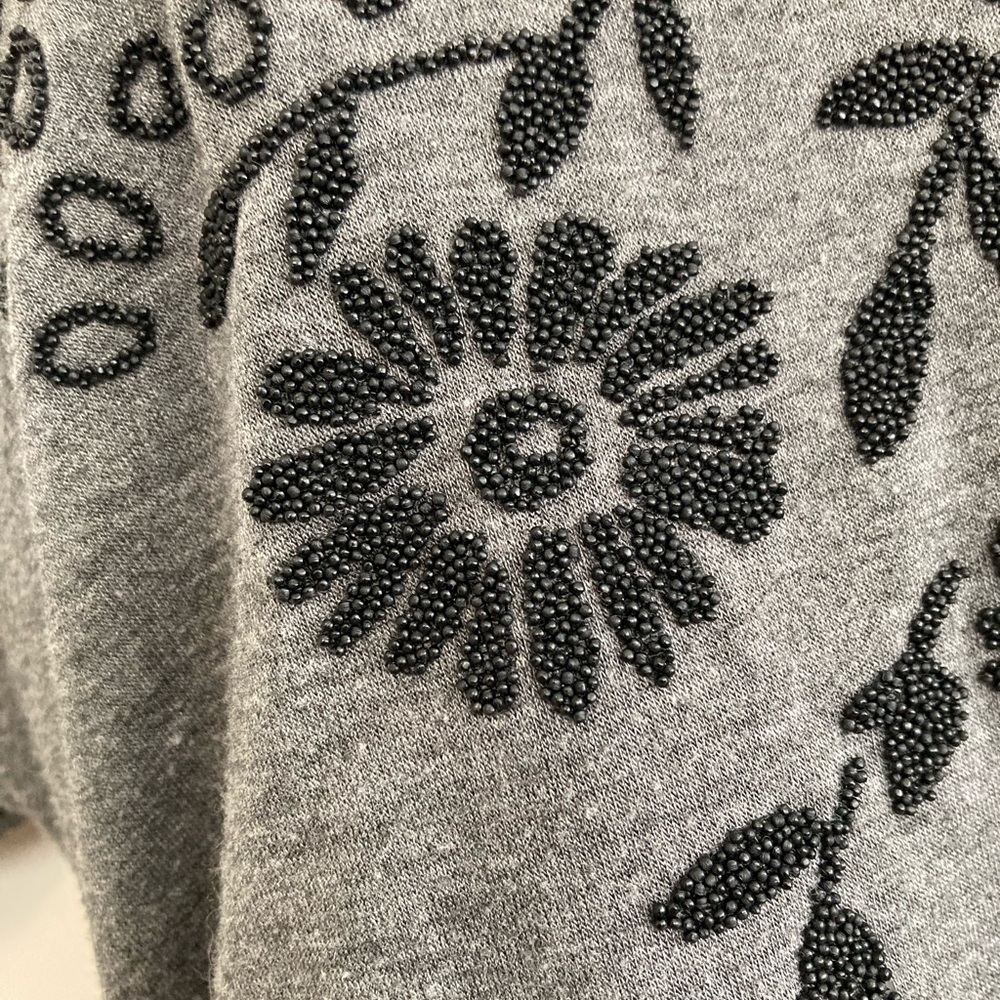 Espresso Charcoal Floral Women's Tee - Picture 3 of 6